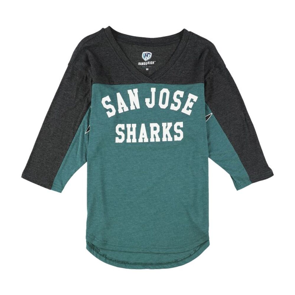 Hands High Womens San Jose Sharks Graphic T-Shirt, NWT